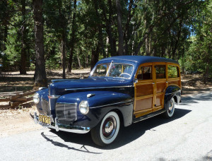 1941 was the first year the Mercury built woodies, and only 2,143 of them. With a period-correct Columbia Overdrive, this classic keeps up very well on the highways.