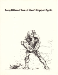 Humorous cards by Mahlon "Lonnie" Fawcett