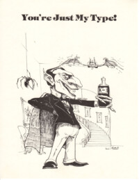 Humorous cards by Mahlon "Lonnie" Fawcett