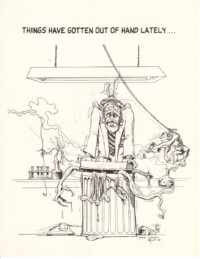 Humorous cards by Mahlon "Lonnie" Fawcett