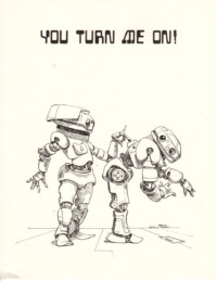 Humorous cards by Mahlon "Lonnie" Fawcett